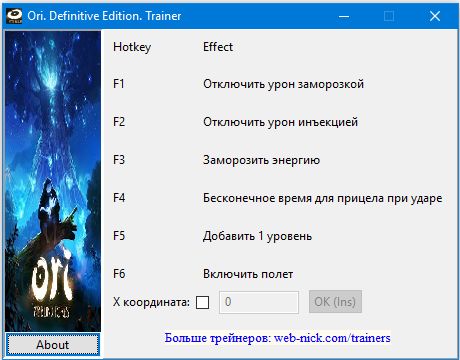Ori and the Blind Forest Definitive Edition Trainer
